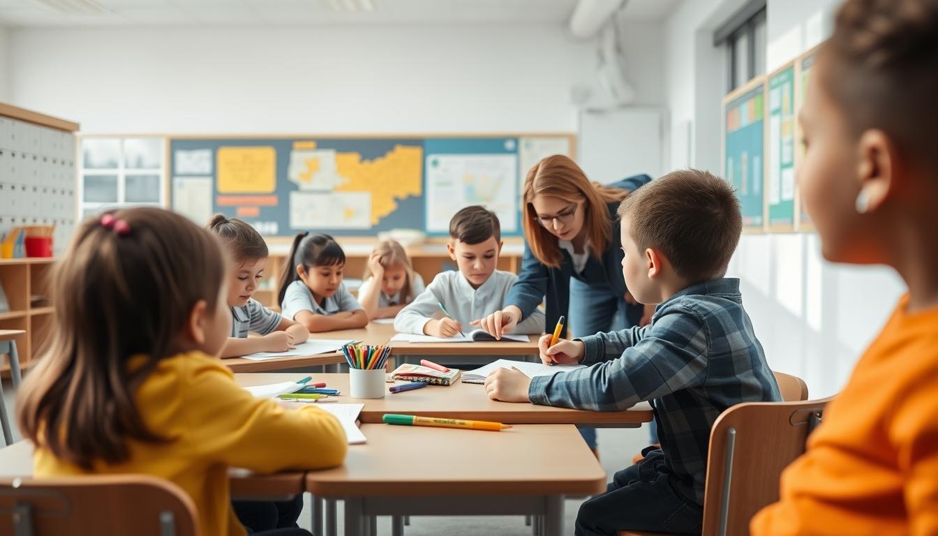 Modern university campus for students